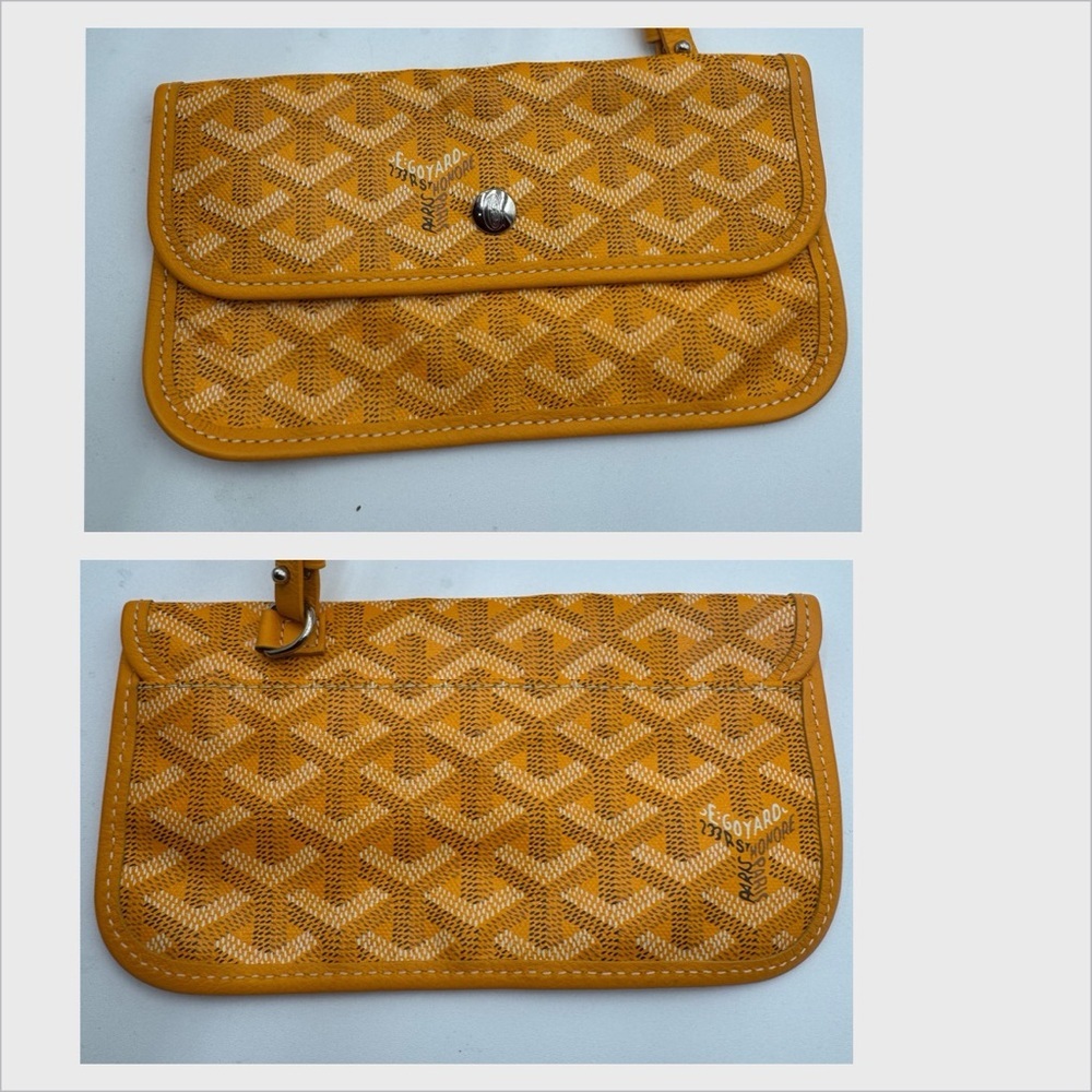 Goyard St Louis GM Yellow Snoopy Marquage Tote w/ Pochette & Dust Bag - Picture 16 of 17